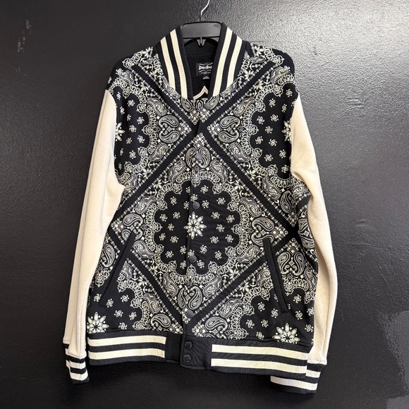 Dogg Supply by Snoop Dogg Fleece Varsity Jacket. Size Large. - Picture 1 of 2